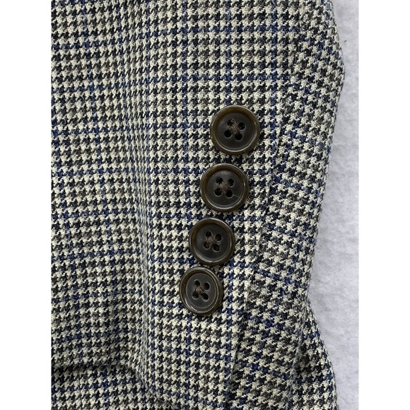Marshall Fields Sports Blazer Men’s Size 48R Herringbone Gray Blk Wht Silk Blend - Picture 9 of 15